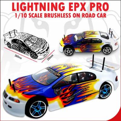 Lightning EPX PRO 1/10 Scale Brushless On Road Toy Cars